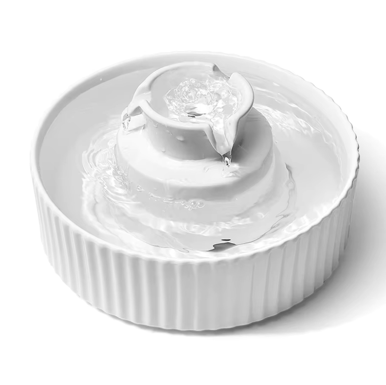 Αυτοματό Συντριβάνι Κεραμικό 2,1L Άσπρο