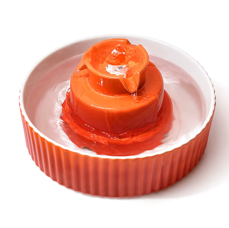 Αυτόματο Συντριβάνι Κεραμικό 2,1L Πορτοκαλί