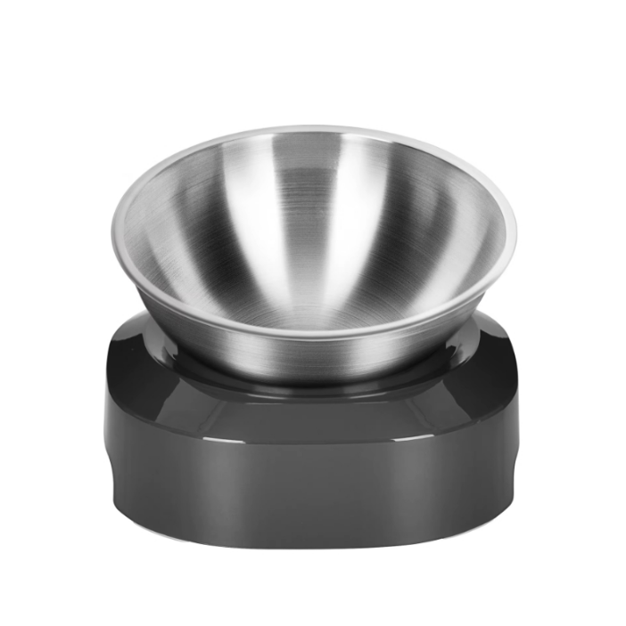 Μπολάκι Inox με Πλαστική Βάση