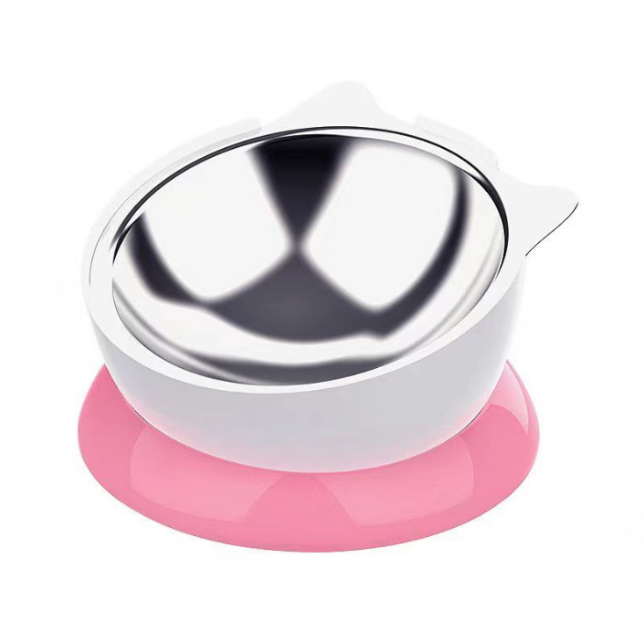 Μπολάκι Γάτας Inox με Σχέδιο