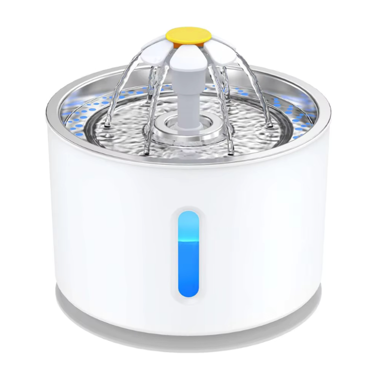 Αυτόματο Συντριβάνι Nala 2,4L Inox Γκρί με LED